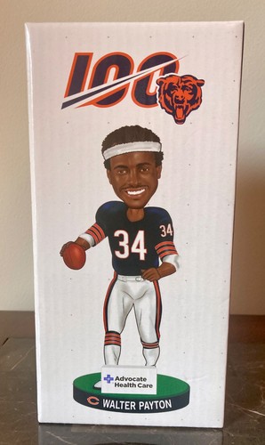 CHICAGO BEARS WALTER PAYTON STADIUM GIVEAWAY BOBBLEHEAD 10/20/19 NEW WITH EXTRAS - Picture 2 of 12