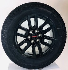 20 Gmc Sierra Yukon Black Elevation Oem Wheels Bridgestone At Tires Tpms Lugs