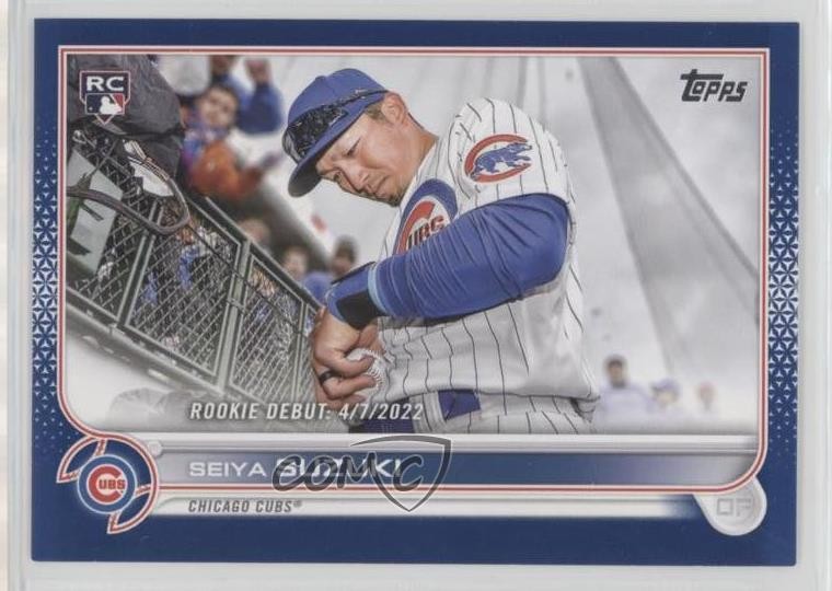 2022 Topps Update Rookie Debut Royal Blue Seiya Suzuki #US259 Rookie RC 08xm