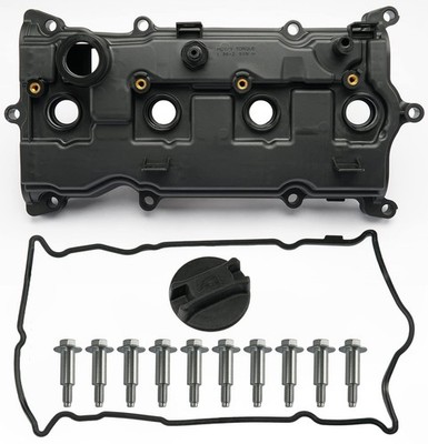 Engine Valve Cover with Gasket Bolts & Oil Filler Cap Compatible with... 