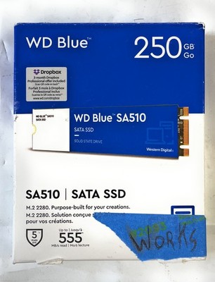 Western Digital WD Blue SA510 SATA Internal Solid State Drive SSD, 250GB
