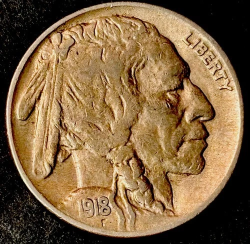 1918-P Buffalo Nickel 5c XF Extra Fine. Nice Original!!!
