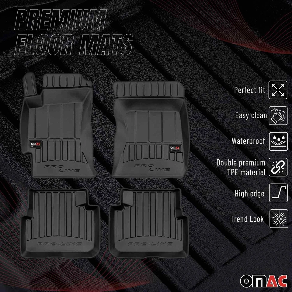 Alfombrillas OMAC Premium para Subaru Forester 2009-2013 todo tipo de clima resistente Foto 2 de 4