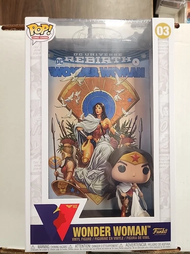 Funko Pop! Comic Book Cover with Case: DC Universe - Wonder Woman #03
