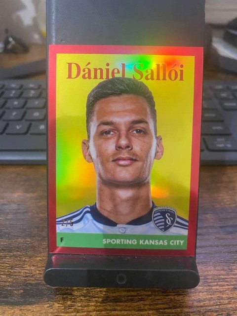 2023 Topps Chrome MLS - 1958 Topps Daniel Salloi #58T-16 RED Refractor /5