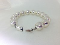 Bracelet Ball Shaped Hand Crafted Ladies 925 Sterling Silver Jewellery Bracelet Ball Shaped Hand Crafted Ladies 925 Sterling Silver Jewellery