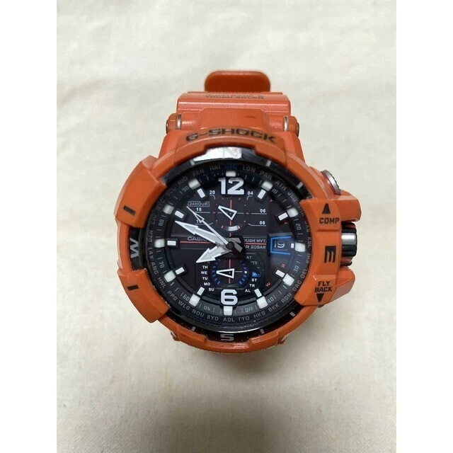 Casio G-Shock GW-A1100R-4AJF GravityMaster Tough Solar power Used VG