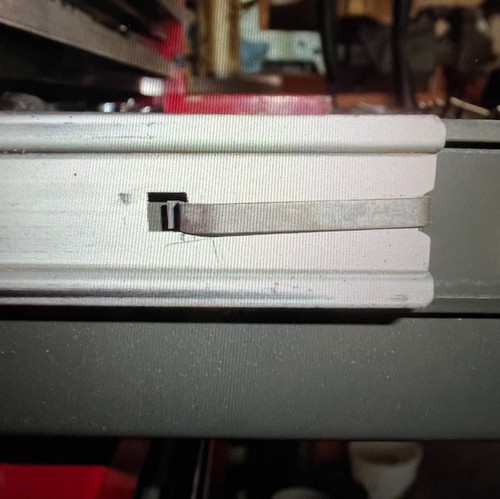 12- 1 DOZEN - SEARS CRAFTSMAN- M3163-TOOL BOX DRAWER SLIDE SPRING/KEEPER CLIPS - Picture 3 of 5