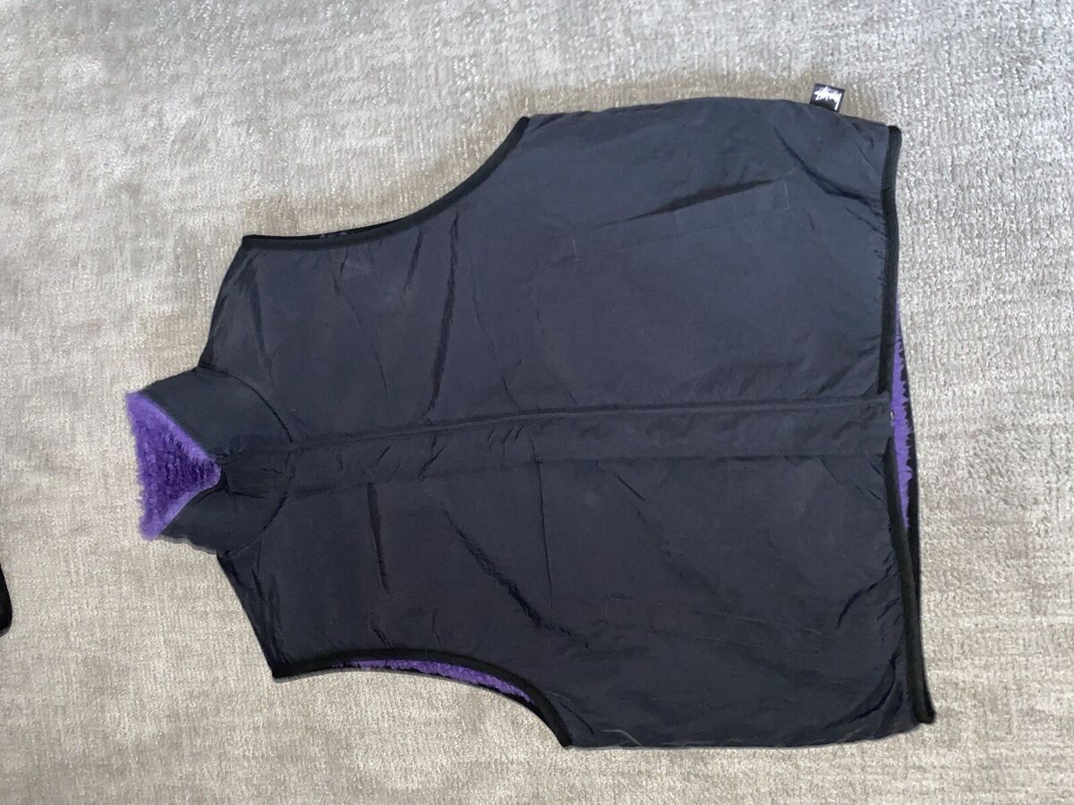 Purple stussy sherpa vest M | eBay Purple stussy sherpa vest M | eBay