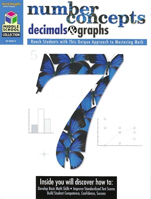 Middle School Math Collection: 4 books