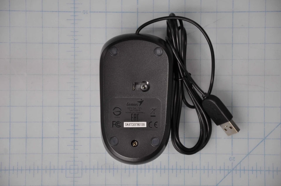 New GENIUS Usb Black G5 Classic Wired Optical Mouse DX-120 - Image 2 of 2