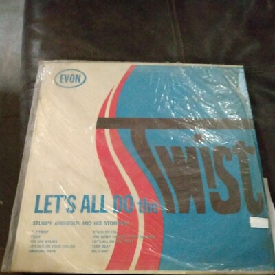Stumpy Andersen Let's All Do the Twist  Evon LP Vinyl Record Album