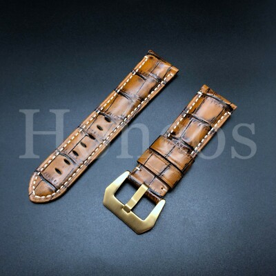 20MM LEATHER STRAP BAND FOR 36MM ROLEX 