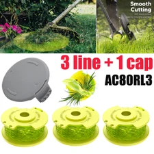 For Ryobi Premium Twisted Trimmer Line Spool For Ryobi AC80RL3 .080" 18V 24V 40V