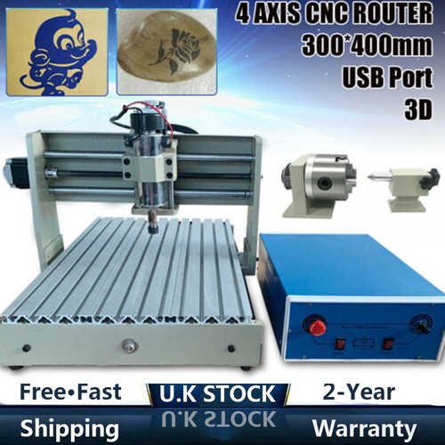 3/4Axis CNC 6090 6040 3040 Router Engraving Milling Machine 400/800/1500/2200W - Picture 25 of 42