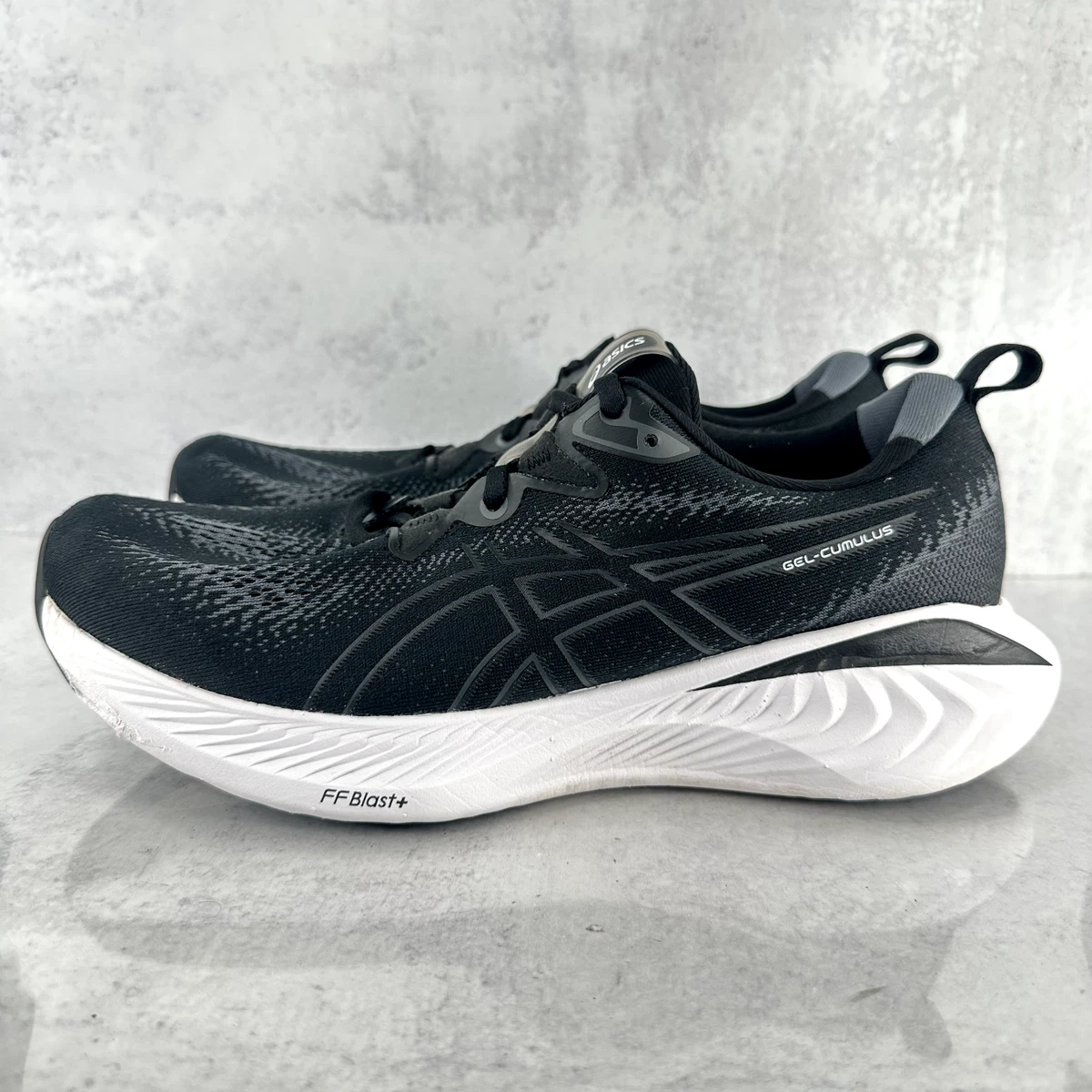 Asics black 2024 womens walking shoe