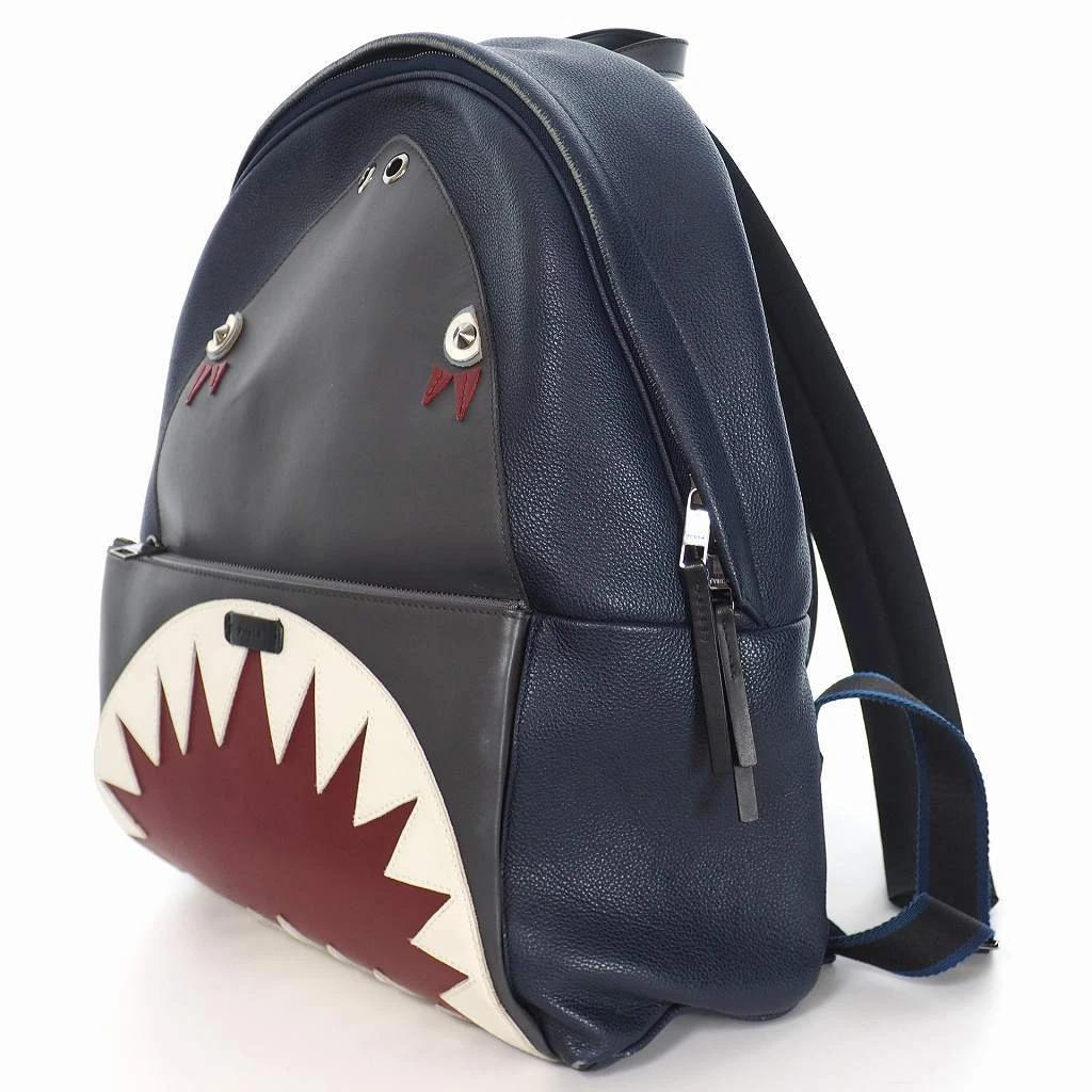 [Japan Used Fashion] Furla Shark Ulysse Back Pack Ruck Sack Multicolor Mens