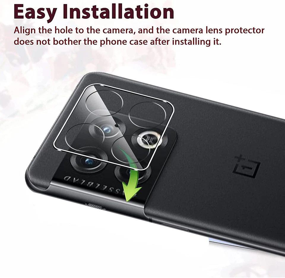 For OnePlus 10 Pro Camera Lens Case Protector Tempered Glass Cover - Image 4 of 4