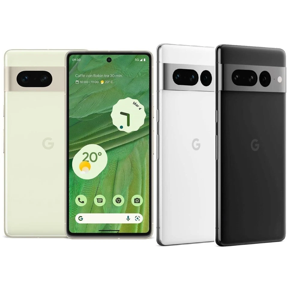 GOOGLE PIXEL 7 RICONDIZIONATO 128GB BUONO NERO BIANCO VERDE