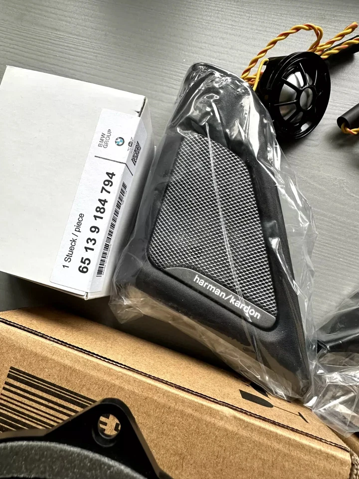 Genuine BMW 5 Series F10 F11 Harman Kardon Tweeters + Speakers Cover Set Upgrade - Image 2 of 3