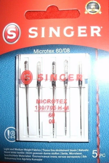 Flachkolbennadeln Singer; Microtex 2023, verschiedene Stärken ++