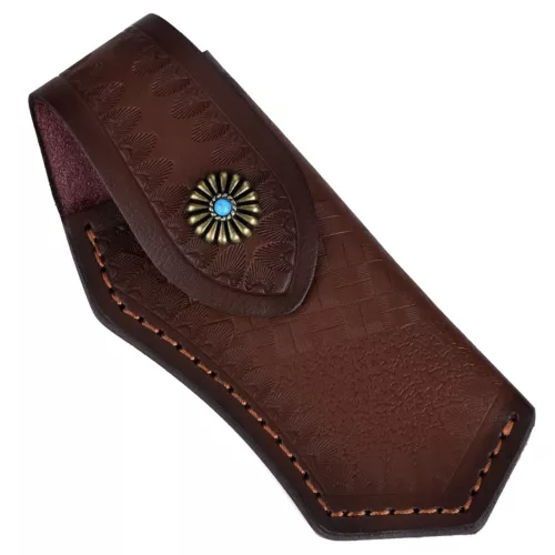 4'' Folding Knife Sheath Knife Holder Belt Storage Pocket Case for Trapper s