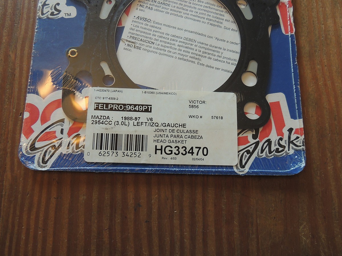 だまる ROL HG33470 MLS Head Gasket for Left Driver Side Mazda 929/MPV 3.0