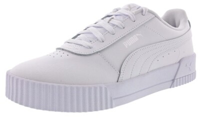 Womens Size 7.5 - PUMA Carina Low Sneaker White /silver