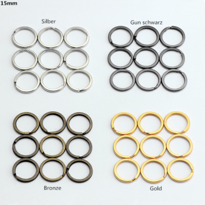 15mm Schlüsselringe Verbindungsringe Ring 4Farben 10 von 10000 Stck Groß Menge 