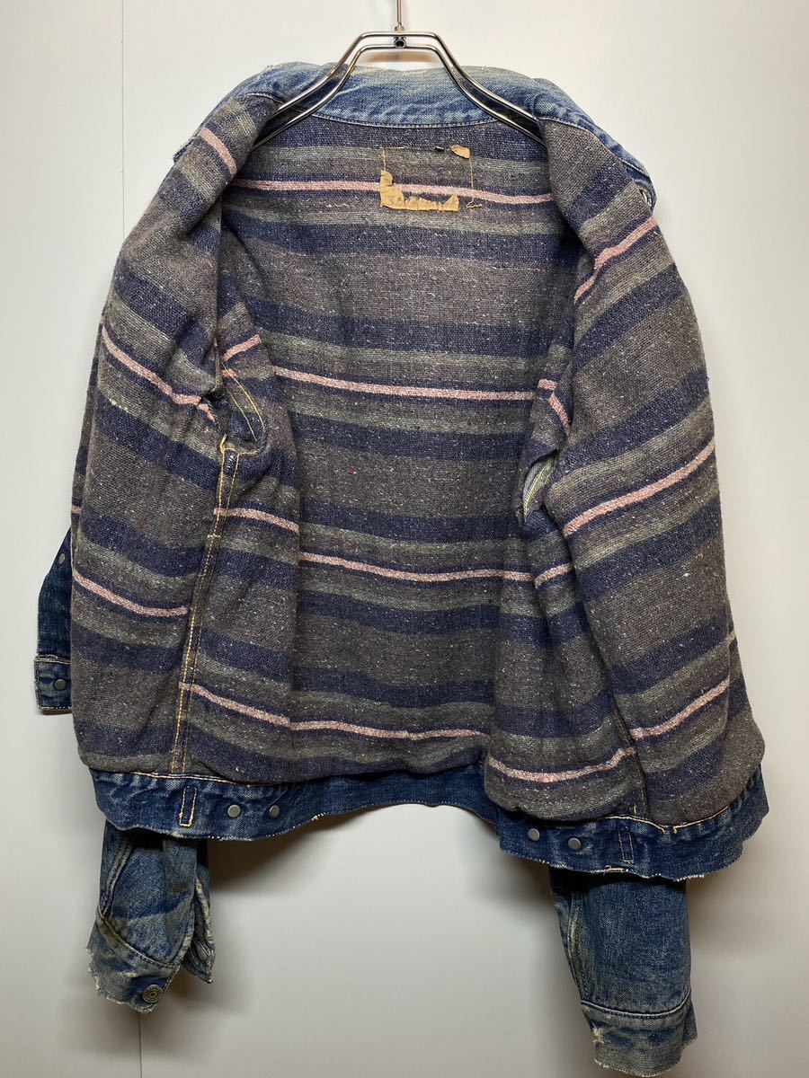 Vintage 1960's Levi's 517 XX 2nd Big E Denim Jacket Blue Vintage 1960's Levi's 517 XX 2nd Big E Denim Jacket Blue