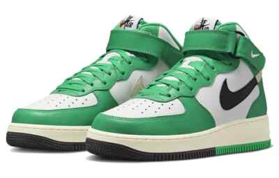 Nike Air Force 1 Mid '07 Split Remix Green White Black Nike Air Force 1 Mid '07 Split Remix Green White Black