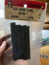 HS06 Diversitech Heat Shrink Tubing (6 pk) 3/8"