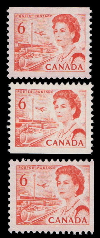 CANADA 1967 CENTENNIAL 6¢ ORANGE STRAIGHT EDGE ELUSIVE ***  HIBRITES ** $105.00