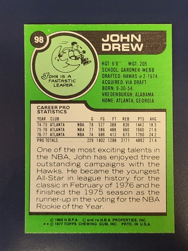 Tarjetas de baloncesto Topps 1977-78 completan tu conjunto que elijas elegir cada una #1 - 132 - Imagen 193 de 265
