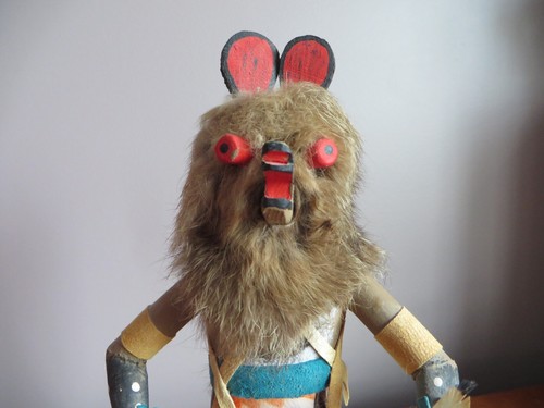 Vintage Kachina Doll, 1990's, Bear, signed by EW, 11" - Picture 2 of 8