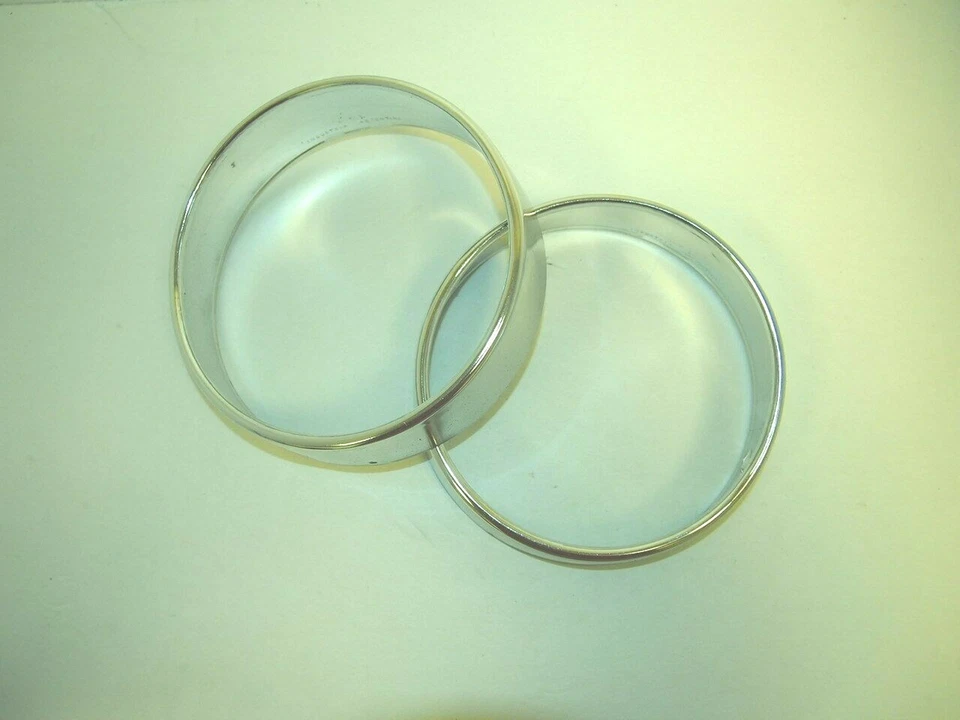 FIAT 600 600d Abarth Headlight Ring Set Left and Right Side -NEW- #520-set - Image 2 of 3
