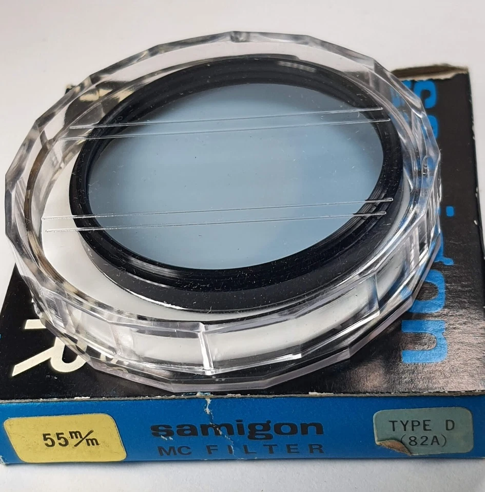 55mm Multi-Coated MC 82A 82 A Conversion Glass Lens Filter 55 mm 82-A MC Japan - Image 2 of 3