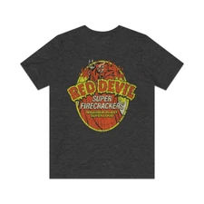 Red Devil Super Firecrackers 1948 Vintage Men's T-Shirt