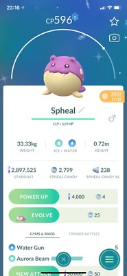 Pokemon Go Shiny Spheal