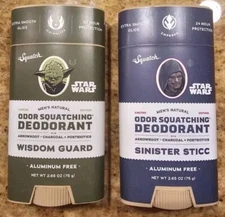 Dr. Squatch Star Wars Wisdom Guard & Sinister Sticc Deodorants x2🔥