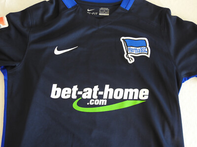 Hertha Berlin 2015 Away Jersey #24 Haraguchi Nike Blue Shirt Size