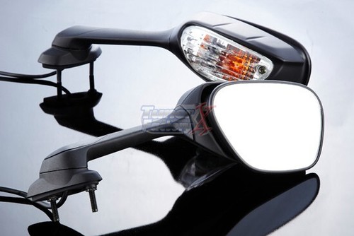 FIT Suzuki BLACK MIRROR L&R PAIR SET GSX-R 600 2011 2012 13 14 15 16 17 -2020 - Picture 2 of 3