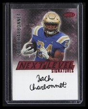 ZACH CHARBONNET 2023 Sage Next Level Signatures Red Autograph - UCLA Bruins