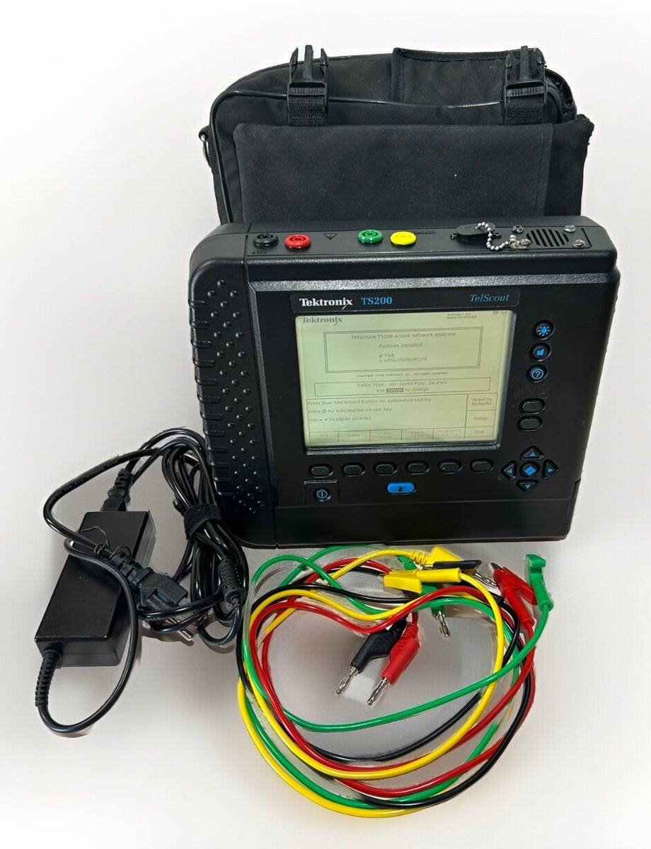 Tektronix TS200 Tempo TelScout Access Network Analyzer,Power.S,T