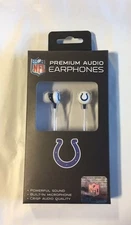 Indianapolis Colts iHip Premium Audio Earphones Earbuds - iPhone iPod NEW