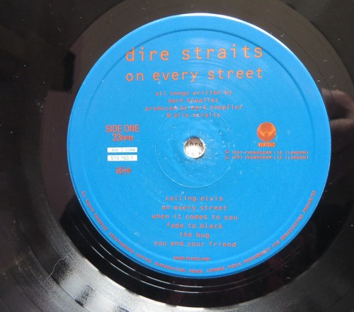 DIRE STRAITS - ON EVERY STREET - VINYL LP EUROPE 1991 EX/EX - Bild 8 von 9
