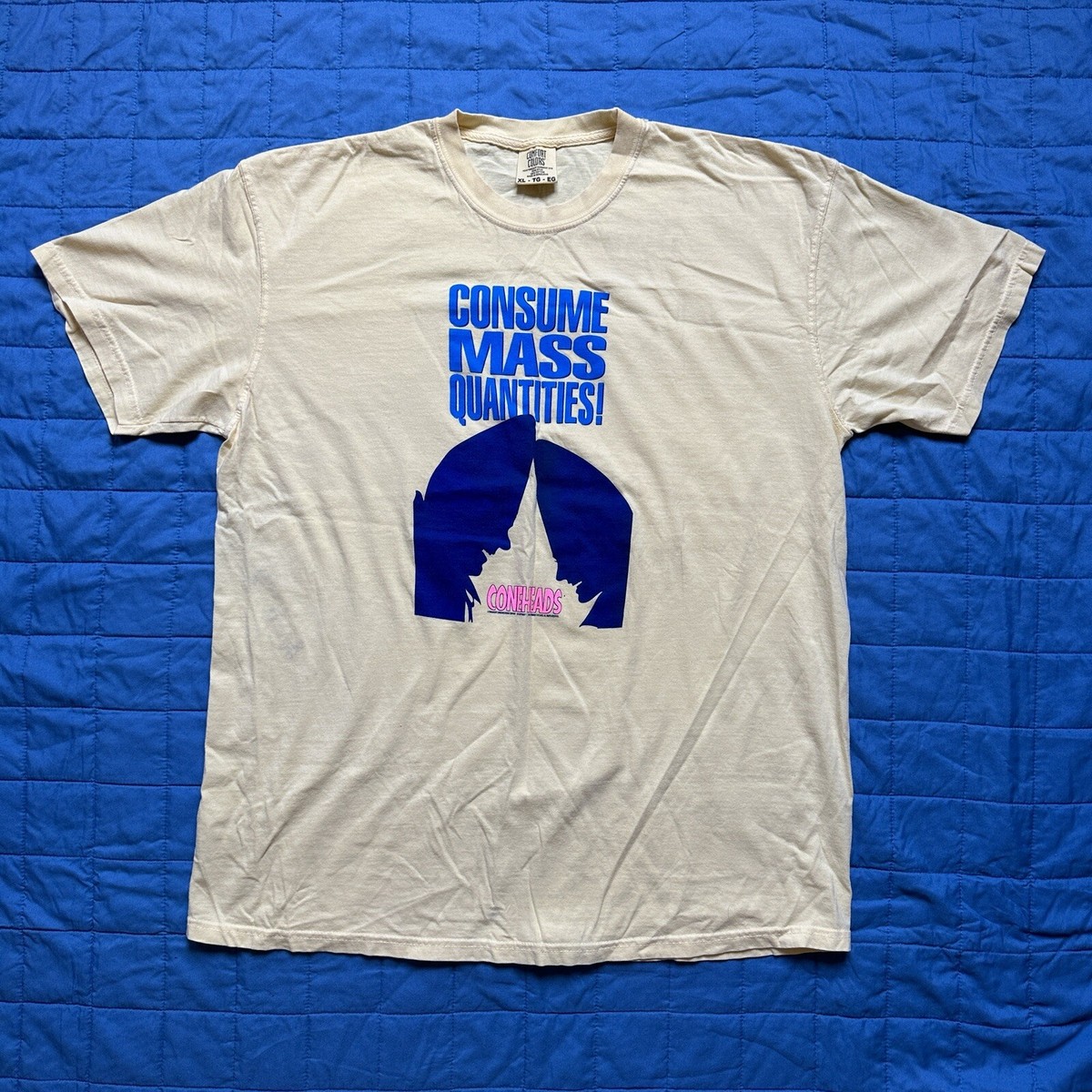 Vintage 90s Cone Heads Movie Shirt Promo Tee Men's XL Rare 1993 | eBay
