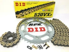 New DID VX3 520 Honda CBR600rr 2003-2006 Premium X-Ring Chain and JT Sprockets  