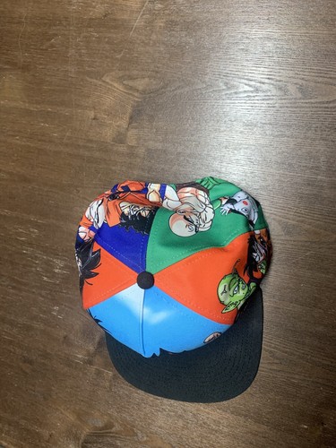 My Hero Academia Dragon Ball Z Bakugo Snapback Hat 2 Anime Manga Black Caps New - Picture 16 of 24