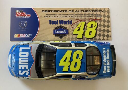 R.C Jimmie Johnson '04 Tool Time Monte Carlo & '02 LOWES Monte Carlo 1:24 Scale - Picture 4 of 10